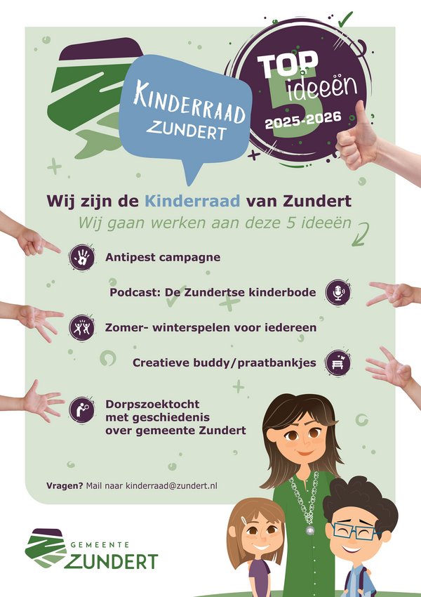 Poster Top-5 ideeën kinderraad