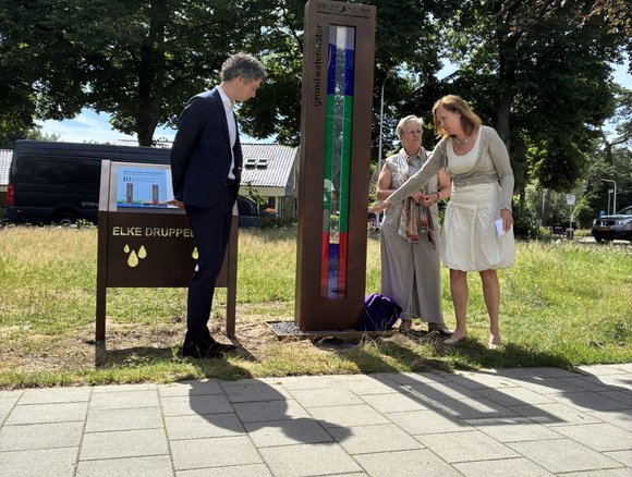 Grondwatermeter in Zundert wordt onthuld