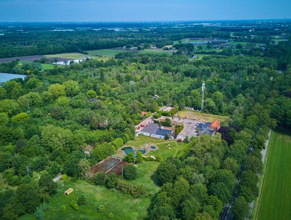 luchtfoto Fort Oranje in Rijsbergen