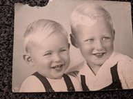 Foto van Gé en Pim Groeneveld