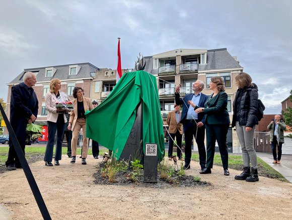 Onthulling monument Baken van Vrijheid