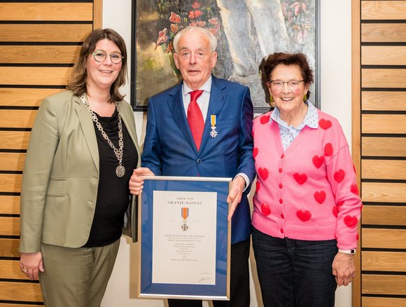 Floor Vreijsen ontvangt een Koninklijke Onderscheiding