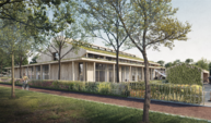 Artist impression van het Kindcentrum