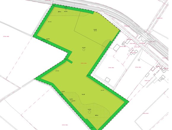Schets van het omgevingsplan voormalig Camping Priem
