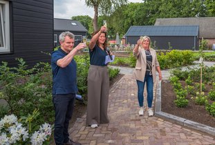 Proostmoment tijdens de opening