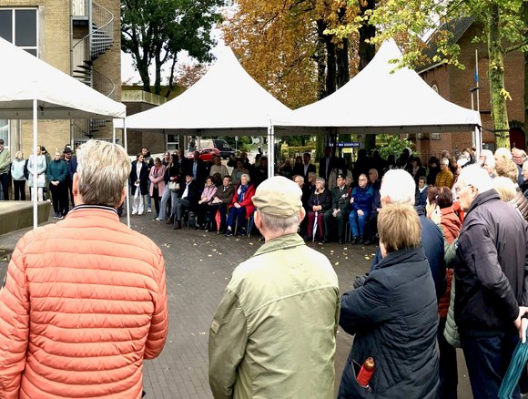 Ceremonie onthulling monument Baken van Vrijheid