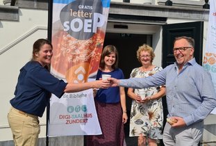 Lettersoep campagne van het Taalhuis Zundert