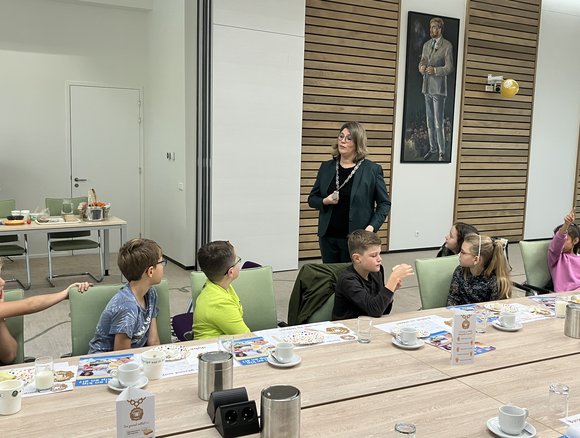 Er was ook gelegenheid om vragen te stellen aan de burgemeester
